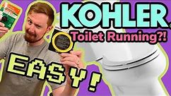 Kohler Toilet Running DIY Repair! EASY!