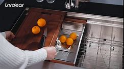 30 Drop Kitchen Sink - Lordear 30 Inch Drop-in Topmpunt Ledge Workstation Sink Deep Single Bowl 16 Gauge Stainless Steel Luxury Kitchen Sinks…