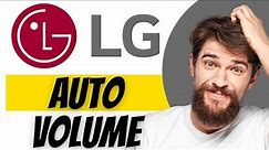 How to Turn Off Auto Volume in LG LED Smart TV