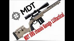 MDT XRS chassis: savage110 tactical rifle build