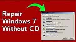 How to Repair Windows 7 Without CD (EASY)