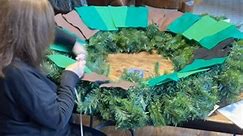 Wreath Hanging Tip 👇 Avoid scratches and protect your walls, mirrors, windows, or windmills, before you hang your wreath on them. Just cover the back of your wreath with felt. That way your beautiful wreath doesn’t leave a permanent mark. This 60” wreath is sitting pretty on my windmill and I know my windmill will look as good as new when I take it down. Follow me for more decorating tips and tricks. Want links on this wreath? Just leave me a comment. It comes in different sizes. #wreath #chris