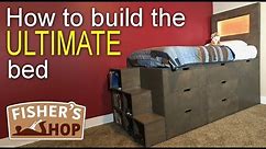 Woodworking: How to build the ULTIMATE bed
