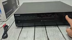 Sony CDP-CE500 CD Player video demo on 9.21.2023