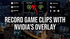 Quick how to on how to setup Game Recordings with Nvidia's Ge Force Experience App.
