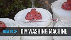 Make your own DIY Washing Machine with Buckets!