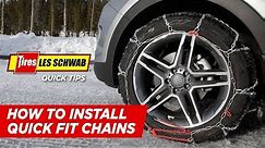 Les Schwab: How to Install Quick-Fit Snow Chains