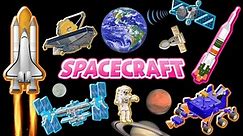 Let's Learn SPACE VEHICLES Name | Spacecraft | We're going on a rocket ship🚀 | Kids' Picture Show