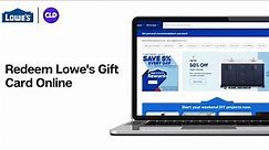 How To Redeem Lowe's Gift Card Online 2024 | Use Lowe's Gift Card (QUICK GUIDE)