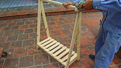 Woodworking Ideas Extremely Easy // How To Make A Children's Clothes Rack From Old Pallets - DIY!
