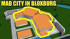 I built the FULL SIZE MAD CITY PRISON | Roblox Bloxburg Mad City