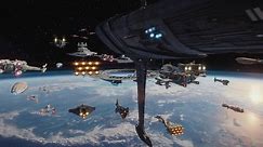 Star Wars: Rogue One - Space & Aerial Battle of Scarif Supercut - video Dailymotion