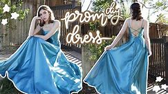 DIY Prom Dress | Beginner Friendly Tutorial | Satin Lace Up Back Dress + It Has Pockets!!