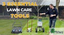 🛠️ THE 3 essential lawn care tools for the perfect lawn this summer 🌱