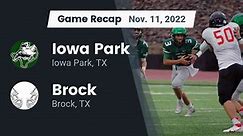 Football Game Preview: Jim Ned Indians vs. Iowa Park Hawks