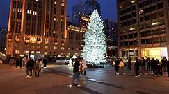 4K Virtual Walk at Christmas - Chicago USA