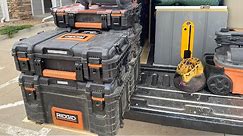 Truck bed rollout with Rigid Tool Boxes