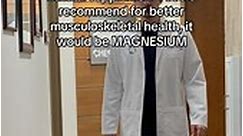 As an orthopedic surgeon who favors a more holistic approach, I often recommend magnesium to my patients. Magnesium glycinate is my favorite for muscle relaxation, anti-inflammation, and to assist with sleep. Always check with your doctor before starting any new supplement to see if it is right for you, as all supplements have some side effects. Excessive intake of magnesium can cause G.I. upset and drowsiness, among other issues. Most experts recommend taking less than 350 mg daily. #magnesium 