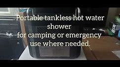 A "MUST HAVE" prepper item - Potable Hot Water Tankless Heater - Propane Fueled -121723