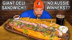 No Australians Had Beaten This Giant 2ft Long Deli Meat Sandwich Challenge