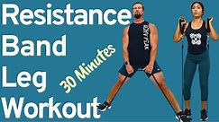 Resistance Band Leg Workout - Glutes, Quads, Hamstrings, Calves [Strength Training]