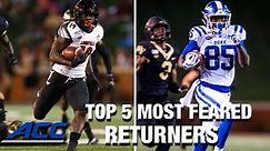 The ACC's Most Feared Returners | ACC Football 2020
