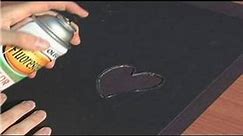 Basic Arts & Crafts Tips : How to Make Spray Paint Stencils
