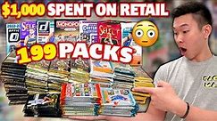 I spent $1,000 on RETAIL BOXES... how many BIG HITS will I pull??? 🤔🔥
