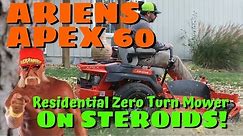 Ariens APEX 60 Zero Turn Lawn Mower Review | Residential Mower Commercial Quality