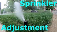 How to adjust your sprinkler heads / Hunter PGP Ultra