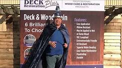 Deck Restoration Plus Deck & Wood Stain - Seneca Brown Demo