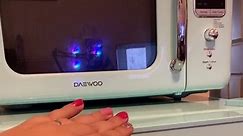 Daewoo retro microwave! And insignia retro mini fridge!