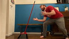 Viral standing broom trick is sweeping the internet