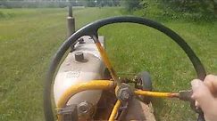 Farmall cub mowing with woods 42"