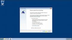 System Restore Windows 7: restore your computer to an earlier time and date