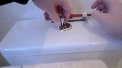 How to open a toilet cistern