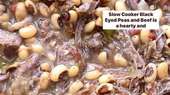 Slow Cooker Black-Eyed Peas & Beef ⏺️ I used boneless short ribs. Use your favorite cut of beef whether it’s short ribs or beef roast. ⏺️ The blog post includes #instantpot instructions. 🌟More info: https://fitslowcookerqueen.com/slow-cooker-instant-pot-black-eyed-peas-short-ribs/ . . . . . . . . . #fitslowcookerqueen #slowcooker #slowcookerrecipes #slowcookermeals #crockpotmeals #crockpot #crockpotrecipes #comfortfood #blackeyedpeas | Shannon Epstein - Fit Slow Cooker Queen
