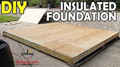 How to Build an Insulated Shed Floor 10x12 Workshop