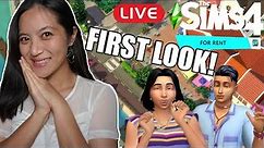 South East Asian Girl FIRST LOOK on the Sims 4 For Rent Expansion Pack