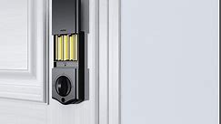 Keyless Entry Door Lock -Deadbolt Smart Door Locks for Front Door-Fingerprint Combination Door Lock -Front Door Lock -Electronic Keypad Code,Auto Lock (Black)