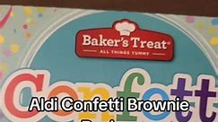 Aldi Confetti Brownie Review #Aldi #aldifinds #alditiktok