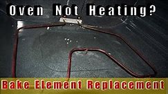 how to replace the bake element in a Hotpoint or GE oven/stove/range - easy fix