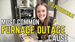 DIY Furnace Cleaning & The Most Common Preventable Furnace Outage Cause