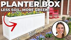 YOU Can BUILD This LARGE Planter Box // DIY Beginner Woodworking