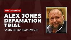 Watch Live: Alex Jones Defamation Trial: Sandy Hook 'Hoax' Lawsuit - Connecticut Trial Day Three