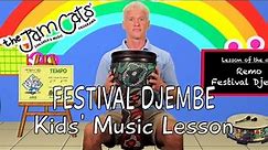 Kids Play Along Drum Lesson - Festival Djembe by Remo | Music Instruments #36 | Kindergarten music