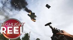Highlight Reel #486 | Tank Wrecks Plane In Very Battlefield V Way