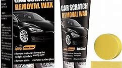 2024 Scratch Repair Wax For Car, Car Scratch Repair Paste Polishing Wax, Car scratches repair kit, Stainless steel scratch remover with Wipe & Sponge for Vehicles Slight Scratches.