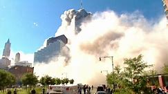 Resurfaced 9/11 ground zero footage shows reporter unaware Twin Towers had collapsed