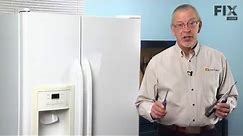 GE Refrigerator Repair – How to replace the Dispenser Door Recess Crank